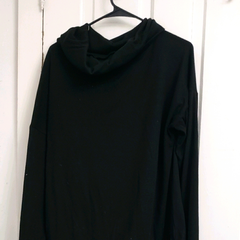 Black turtle neck